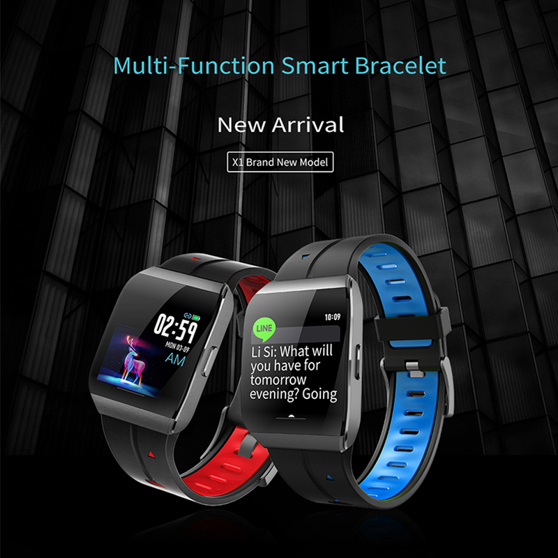 Smart watch Multi-fuction smart Bracelet X1 ('JYDA127) Smart sport watch Detection of sleep Level IP68 waterproof