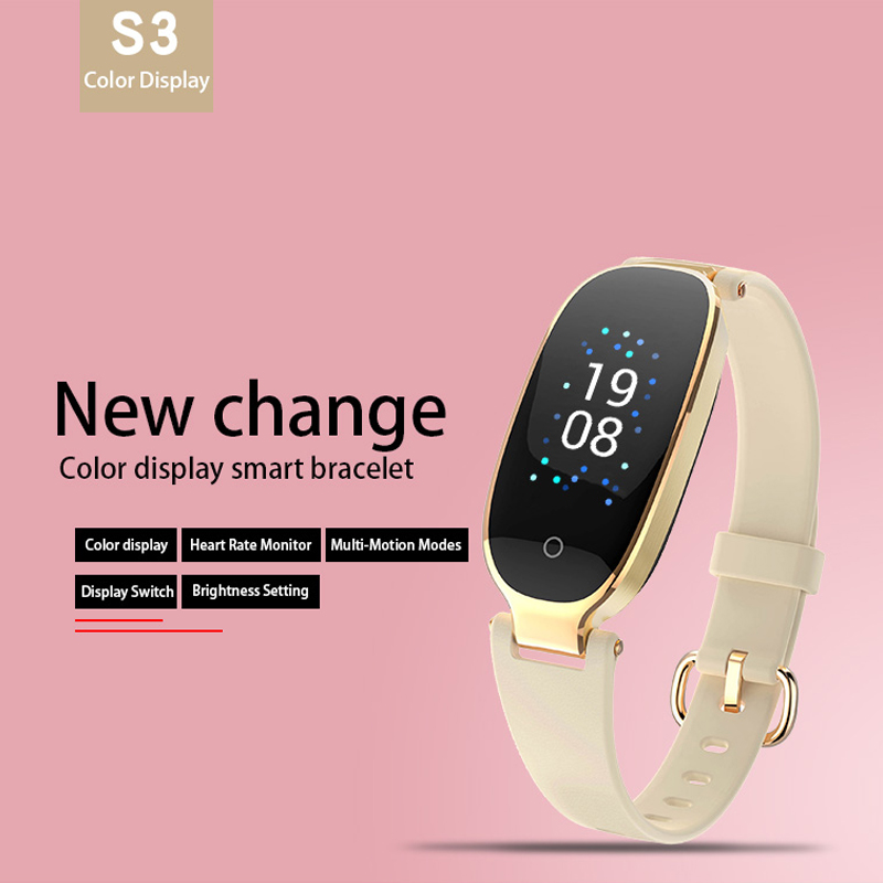 Smart Watches, Fitness Tracker com Heart Rate Monitor, Brightness Setting Switch interface diferente S3 (JYD619)
